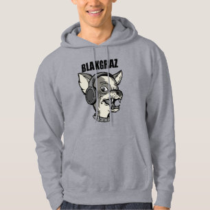Blakgraz Lucy the Dog met Headphones T-Shirt