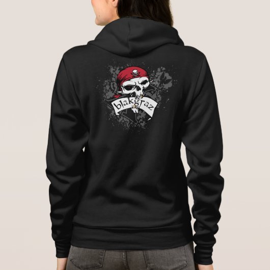Blakgraz Pirate Skull Hoodie (Achterkant)