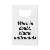 Blâme Millennials (Dos)