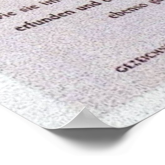 Blamenuhr Flower Clock 2 Art Poster (Hoek)