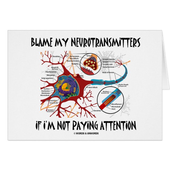 Blâmez mes neurotransmetteurs sinon prêtant (Devant horizontal)