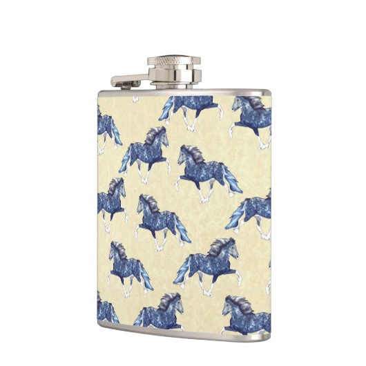 Blámóða 2 IJslandse paarden Heupfles (Links)