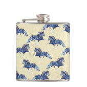 Blámóða 2 IJslandse paarden Heupfles (Voorkant)