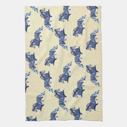 Blámóða 2 theedoek (Verticaal)