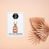 Blanc Ajouter votre logo Carte d'affichage Porte -