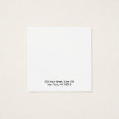 Blanc Ajouter votre logo Écran d'oreille (Dos)