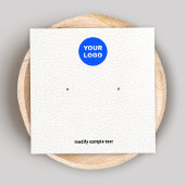 Blanc Ajouter votre logo Écran d'oreille