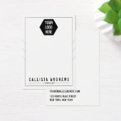 Blanc Ajouter votre logo plusieurs collier carte d (Bureau)