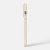Blanc Antique tendance avec étui à monogramme Case (Côté gauche)
