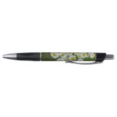 Blanc avec coeur jaune Fleurs Stylo Emmy (Bas)
