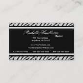 ~ blanc Bl de cartes de visite du monogramme S (Dos)