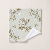 Blanc Boll Stem Watercolor Vert mousse de mer (Gant de toilette)