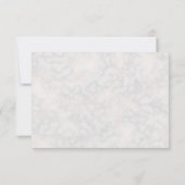 Blanc Calla Lilies Mariage Floral RSVP (Dos)