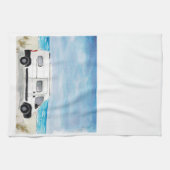 Blanc Camper Van Cuisine Serviette RV Thème (Horizontal)