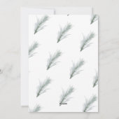 Blanc C'est une merveilleuse carte photo de Noël (Dos)