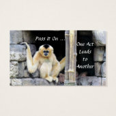 Blanc Cheeked Gibbon Random Actes de gentillesse C (Dos)