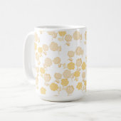 Blanc classique 15oz Mug w Marthas été (Devant gauche)