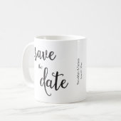 Blanc Classique Personnalisé Enregistrer La Mug De (Devant gauche)