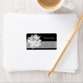 Blanc Clematis Famille Merci Étiquette 3 (En situation)