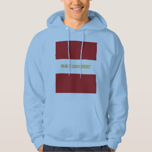 Blanc construit différemment Logo Box Sweat à capu