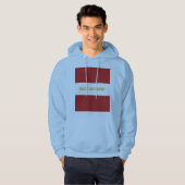 Blanc construit différemment Logo Box Sweat à capu (Devant entier)