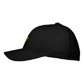 Blanc Couleur King Texte Base Flexfit Casquette la (Gauche)