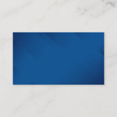 BLANC CRÉER VOTRE PROPRE CARTE DE VISITE BLEU (Devant)