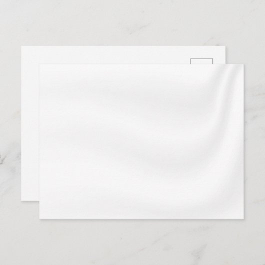BLANC CRÉER VOTRE PROPRE CARTE POSTALE SATIN BLANC (Devant / Derrière)