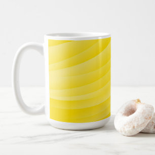 BLANC CRÉER VOTRE PROPRE MUG JAUNE