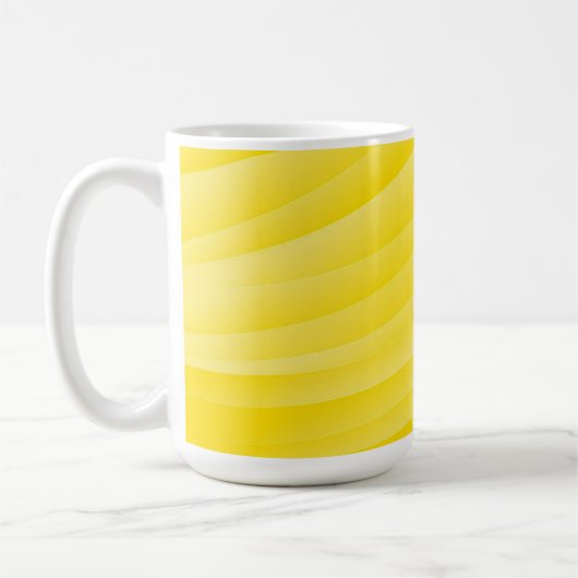 BLANC CRÉER VOTRE PROPRE MUG JAUNE (Gauche)