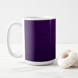 BLANC CRÉER VOTRE PROPRE MUG PURPLE