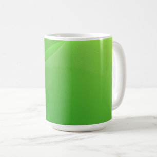 BLANC CRÉEZ VOTRE PROPRE MUG VERT