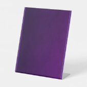 BLANC CRÉEZ VOTRE PROPRE SIGNE PÉDESTAL PURPLE (Recto)