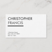 Blanc dans le carte de visite rose avant (Dos)