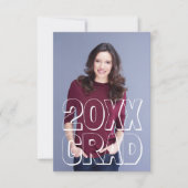 Blanc de caractères gras - faire-part de (Devant)