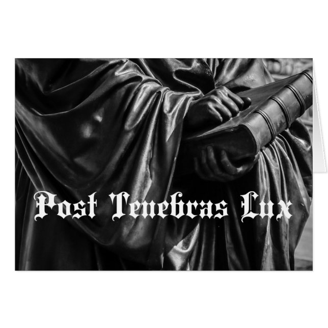 Blanc de carte de lux de Tenebras de courrier (Devant Horizontal)