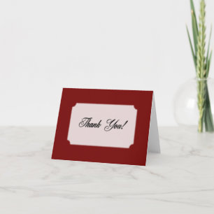 Blanc de carte de remerciements de Marcella à