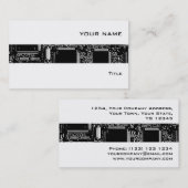 Blanc de carte de visite faites le tour de B et de (Devant / Derrière)