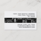 Blanc de carte de visite faites le tour de B et de (Dos)