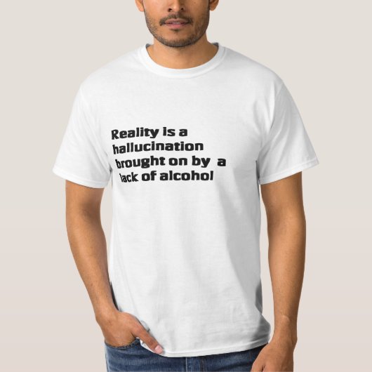 blanc de citation de T-shirt d'alcool (Devant)
