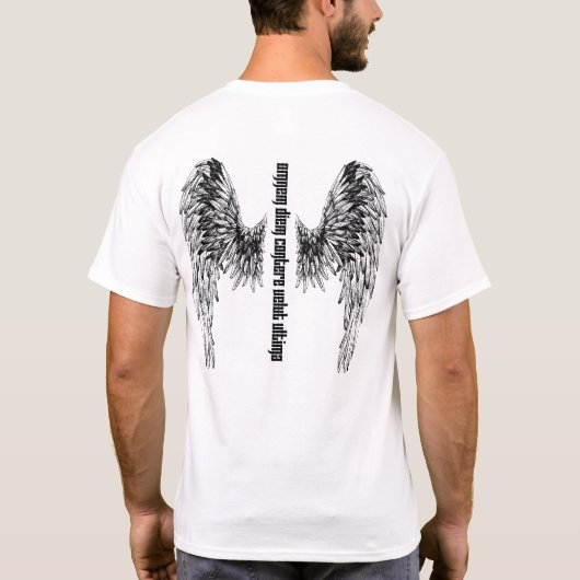 Blanc de T-shirt de tatouage de s de Donovan " (Dos)