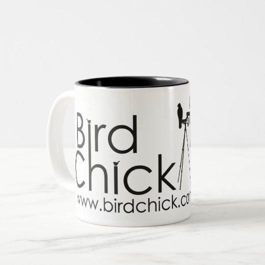 Blanc de tasse de Birdchick (Devant gauche)