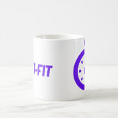 Blanc de tasse de café de Courrier-Ajustement (Centre)