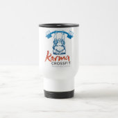 Blanc de tasse de voyage de karma (Centre)