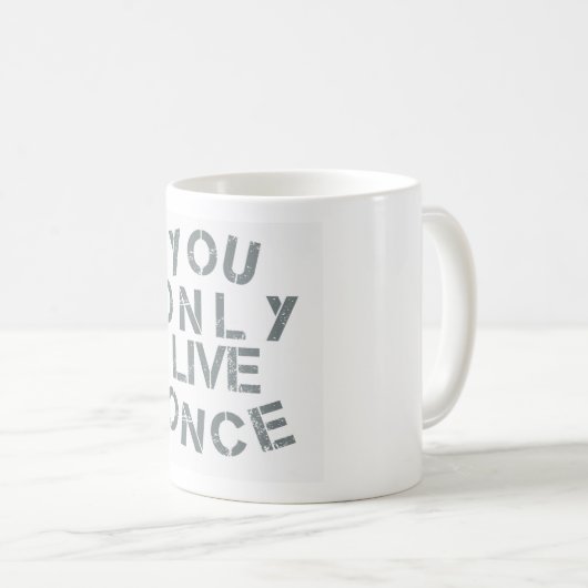 blanc de tasse de yolo (Devant droit)