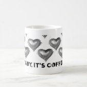Blanc de temps de café de Lovin tasse blanche (Centre)
