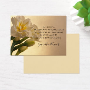 Blanc Double Daffodils Mariage Charity Favoriser C