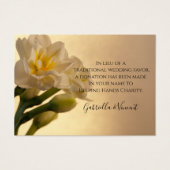 Blanc Double Daffodils Mariage Charity Favoriser C (Devant)