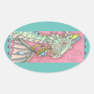 BLANC EASTER EGG DRAGON IMAGINAIRE STICKERS Feuill