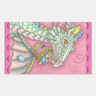 BLANC EASTER EGG DRAGON IMAGINAIRE STICKERS Feuill